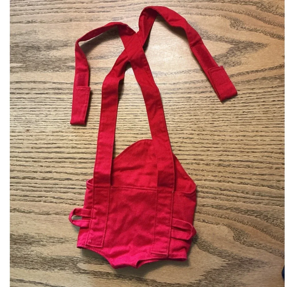 American Girl Bitty Baby Red Doll Carrier for Bitty Bear Retired Accessory